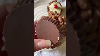 Crispy Choc Crackle Cups tiktok cookingwithnoa