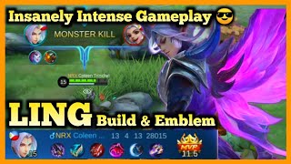 LING BEST BUILD SEASON 18 2020, TOP GLOBAL LING ,LING MOBILE LEGENDS, SEASON 19 GAMEPLAY, MLBB