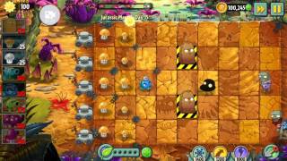 Plants vs Zombies 2 Jurassic Marsh Day 15