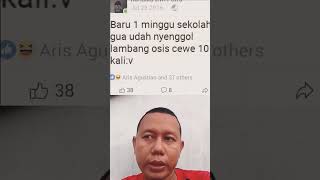 tersenggol lambang OSIS cewek#meme #reaction #shorts