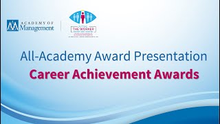 AOM 2023 Career Achievement Awards - Distinguished Educator