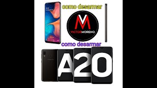 como DESARMAR (SAMSUNG GALAXY A20) sma205  📲🔧🛠️🗜️