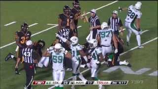 CFL Saskatchewan @ Hamilton July 27th, 2013 Condensed (3rd Quarter)