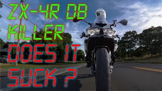 ZX4R Slip On DB Killer - Too Quiet ?