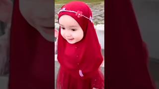 Little girls dress with hijab#shorts @aizzkhan-