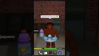 i be popin bottles 😭🎅🏿 #funny #roblox #shorts