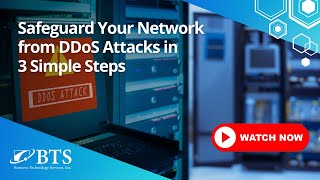 Safeguard Your Network from DDoS Attacks in 3 Simple Steps