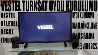 Vestel uydu kurulumu kanal güncelleme kanal sıralaması nasıl yapılır 2022 güncel #vestel #türksat4a