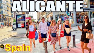 ALICANTE SPAIN 4K WALKING TOUR | Sunny City Walk in June 2023 (4K Ultra HD, 60fps) #4khdr