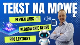 NAJLEPSZY generator głosu AI | ELEVEN LABS