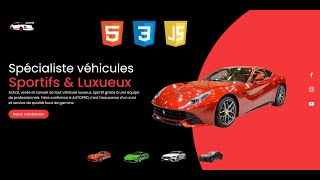 🌍Comment Créer une Page Web de 🏎️Service & Conseil en Automobile | HTML CSS JAVASCRIPT