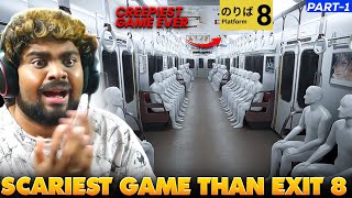 Escaped Station But Stuck In Train Now | Scary Than Exit 8 | Platform 8 | Episode 1 | Sahara YT