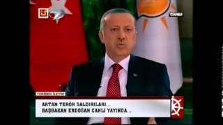 Recep Tayyip Erdoğan: "Terör örgütü ile görüşen şerefsiz ve namussuzdur."