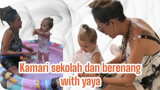 VLOG KESEHARIAN‼️KAMARI SEKOLAH DAN BERENANG BARENG YAYA😍‼️