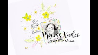 do all things with kindness layout -   pretty little studio guest DT