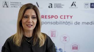 Amalia Enache, mesaj pentru Gala RESPO CITY 2023