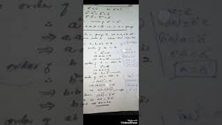 In a group G,Let a,b & ab all have order 2.Then show that ab=ba.Group Theory Mathcity With Saood