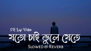 যতো চাই ভুলে যেতে | Juto Chai Vhule Jete | Slowed & Reverb | Aaina Mon Bhanga Aaina | SR Lofi Vibes