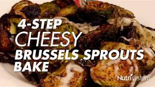 4-Step Cheesy Brussels Sprouts Bake Recipe