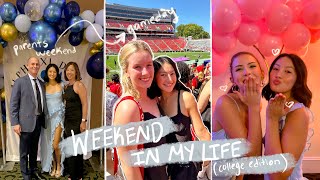 WEEKEND IN MY LIFE: first gameday @uga, parents weekend, gala