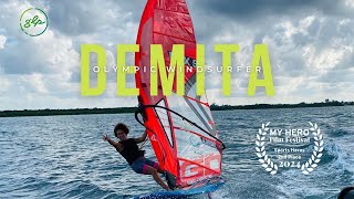 Olympic Windsurfer Demita Vega de Lille, of Cozumel, Mexico