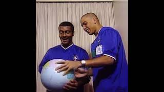 Romário e Ronaldo #romario #ronaldo #futebol