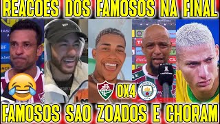 VAMOS RIR ! REAÇÕES DOS FAMOSOS - FLUMINENSE 0X4 MANCHESTER CITY " FORAM HUMILHADOS KKKK "