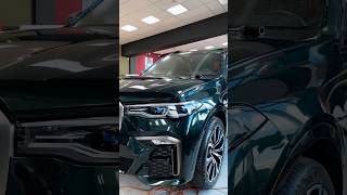 Бронь стекла BMW X7. Зашита полиуретановой пленкой #спб #car #детейлинг  #полиуретановаяпленка