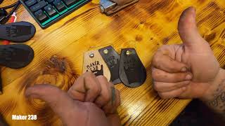 Making Leather Keychains To Send To Other YouTube Makers // Leather Working Soothes The