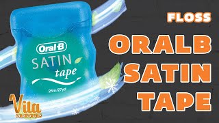 Oralb Satin Tape Floss | نخ دندان اورال بی ساتین تیپ