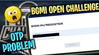 Bgmi Open Challenge Registration Email OTP Not Received | bmoc Email OTP Not working | Bmoc OTP Fix