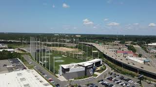 Richmond Top Golf and Surrounding Area 4k Drone Stock Footage