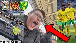 3-0 DOWN IN 17 MINUTES ... | Coventry City 2-4 Norwich City VLOG