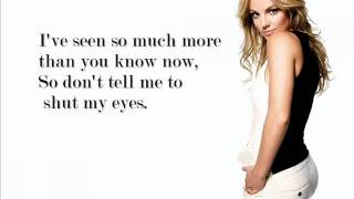 I'm not a girl, not yet a woman-Britney Spears with lyrics