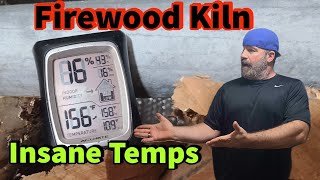 Firewood Kiln Insane Temperatures