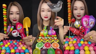 Satisfying ASMR candy explosion 😍 Mukbang of sweet delights #asmr #mukbang #candy #eating