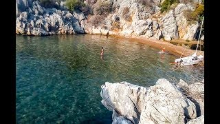 Dinghy Cruising to a Deserted Beach