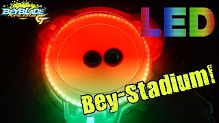 LED BEY-STADIUM DIY / Бейблэйд Арена с LED подсветкой своими руками / Beyblade Burst/ Бейблэйд Бёрст