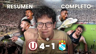 Fueron 4 y no 🐈 | UNIVERSITARIO 4-1 SPORTING CRISTAL | RESUMEN COMPLETO | Desde las tribunas 💛❤