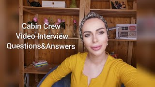 Cabin Crew Video Interview Questions&Answers - Part 1