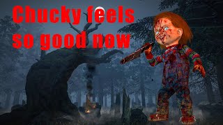 Trying out the new Chucky Buffs - Dead by Daylight Chucky gameplay