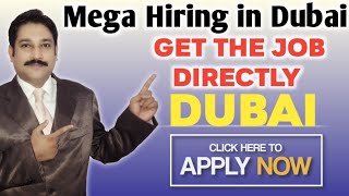 Jobs in Dubai Today| Dubai Job Vacancy 2022| UAE Jobs Today