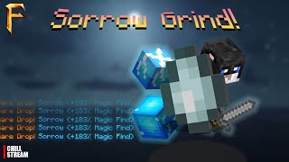 Fakepixel Skyblock- Wardens heart grind/Sorrow Grind (Chill Stream-) #fakepixelskyblock