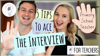 Teacher Interview Tips UK (2018)