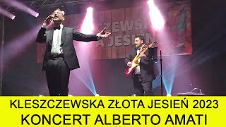 Kleszczewska Złota Jesień 2023 -  Alberto Amati śpiew i Niko Erriquez gitarzysta fragmenty koncertu.