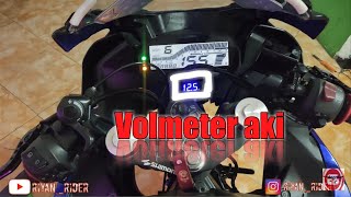 Pemasangan Volmeter aki di Yamaha R15 V3