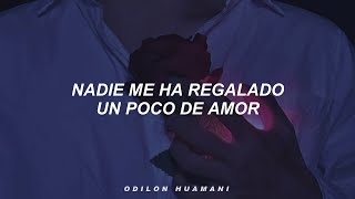 EME GUERRA - Fue Poco Tu Amor (Letra) Nadie me ha regalado un poco de amor