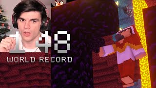 Minecraft Set Seed World Record- Foolish Reacts