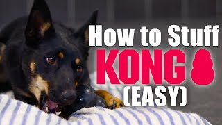 How to Stuff a Kong Toy (Easy)