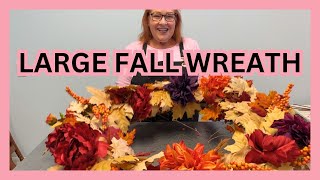 Craft with Me: Fall Mantel Wreath